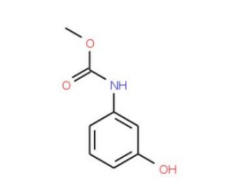 methyl N-(3-hydroxyphenyl)carbamate (CAS 13683-89-1) - chemical structure image
