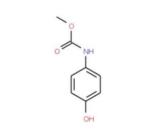 methyl N-(4-hydroxyphenyl)carbamate - chemical structure image