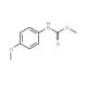 Methyl N-(4-methoxyphenyl)carbamate (CAS 14803-72-6) - chemical structure image
