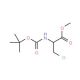 Methyl N-Boc-3-chloro-L-alaninate (CAS 651035-84-6) - chemical structure image