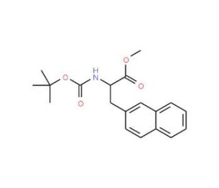 Methyl N-Boc-3-(naphthalen-2-yl)-L-alaninate (CAS 176896-73-4) - chemical structure image