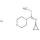 methyl N-cyclopropylmorpholine-4-carbimidothioate hydroiodide - chemical structure image