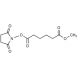 Methyl N-Succinimidyl Adipate (CAS 118380-06-6) - chemical structure image