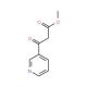 Methyl nicotinoylacetate (CAS 54950-20-8) - chemical structure image