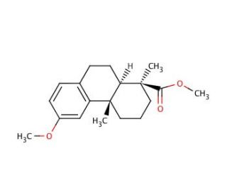 Methyl O-methylpodocarpate (CAS 1231-74-9) - chemical structure image