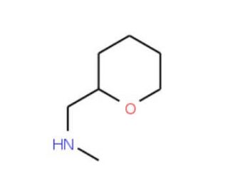 methyl(oxan-2-ylmethyl)amine (CAS 7179-96-6) - chemical structure image