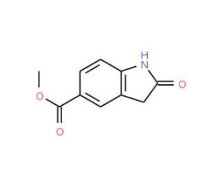 Methyl oxindole-5-carboxylate (CAS 199328-10-4) - chemical structure image