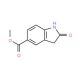 Methyl oxindole-5-carboxylate (CAS 199328-10-4) - chemical structure image