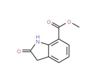 Methyl oxindole-7-carboxylate (CAS 380427-39-4) - chemical structure image