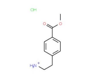 methyl p-aminoethylbenzoate HCl (CAS 56161-89-8) - chemical structure image