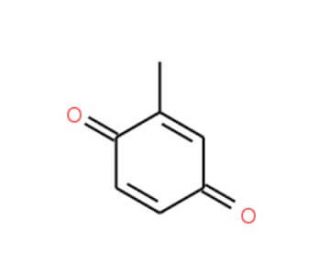 Methyl-p-benzoquinone (CAS 553-97-9) - chemical structure image