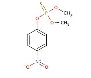 Methyl parathion solution (CAS 298-00-0) - chemical structure image