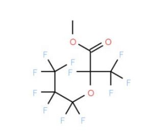 Methyl perfluoro(2-methyl-3-oxahexanoate) (CAS 13140-34-6) - chemical structure image