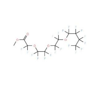 Methyl perfluoro-3,6,9-trioxatridecanoate (CAS 330562-42-0) - chemical structure image