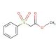 Methyl phenylsulfonylacetate (CAS 34097-60-4) - chemical structure image