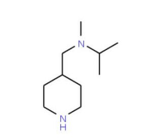 methyl(piperidin-4-ylmethyl)propan-2-ylamine - chemical structure image