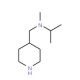 methyl(piperidin-4-ylmethyl)propan-2-ylamine - chemical structure image