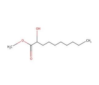 Methyl (&plusmn;)-2-hydroxydecanoate (CAS 71271-24-4) - chemical structure image