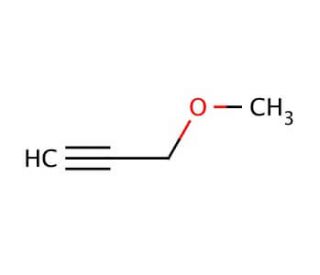 Methyl propargyl ether (CAS 627-41-8) - chemical structure image