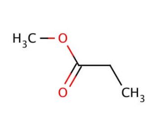 Methyl propionate (CAS 554-12-1) - chemical structure image
