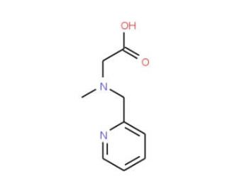 (Methyl-pyridin-2-ylmethyl-amino)-acetic acid (CAS 669083-52-7) - chemical structure image