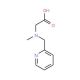 (Methyl-pyridin-2-ylmethyl-amino)-acetic acid (CAS 669083-52-7) - chemical structure image