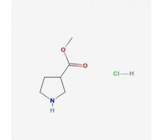 Methyl pyrrolidine-3-carboxylate hydrochloride (CAS 198959-37-4) - chemical structure image