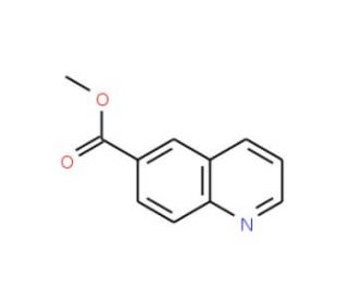 Methyl quinoline-6-carboxylate (CAS 38896-30-9) - chemical structure image