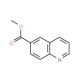 Methyl quinoline-6-carboxylate (CAS 38896-30-9) - chemical structure image