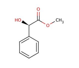 Methyl (R)-(&minus;)-mandelate (CAS 20698-91-3) - chemical structure image