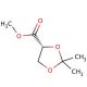 Methyl (R)-(+)-2,2-dimethyl-1,3-dioxolane-4-carboxylate (CAS 52373-72-5) - chemical structure image