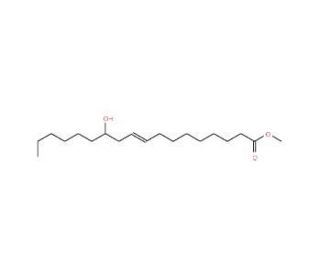 Methyl ricinelaidate (CAS 7706-01-6) - chemical structure image