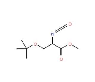 Methyl (S)-(&plus;)-2-Isocyanato-3-tert-butoxypropionate (CAS 145080-94-0) - chemical structure image