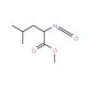 Methyl (S)-(−)-2-Isocyanato-4-methylvalerate (CAS 39570-63-3) - chemical structure image