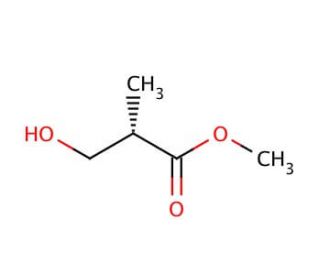 Methyl (S)-(&plus;)-3-hydroxy-2-methylpropionate (CAS 80657-57-4) - chemical structure image
