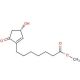 Methyl (S)-(−)-3-hydroxy-5-oxo-1-cyclopentene-1-heptanoate (CAS 42038-75-5) - chemical structure image