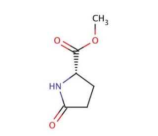 Methyl (S)-(&plus;)-2-pyrrolidone-5-carboxylate (CAS 4931-66-2) - chemical structure image