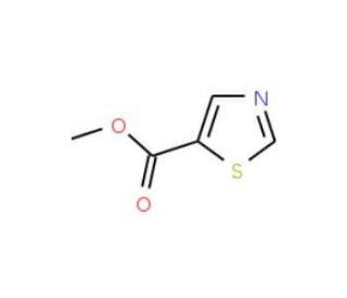 Methyl thiazole-5-carboxylate (CAS 14527-44-7) - chemical structure image