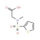 [methyl(thien-2-ylsulfonyl)amino]acetic acid - chemical structure image