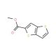 Methyl thieno[3,2-b]thiophene-2-carboxylate (CAS 98800-10-3) - chemical structure image