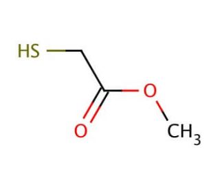 Methyl thioglycolate (CAS 2365-48-2) - chemical structure image