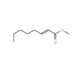 Methyl trans-2-octenoate, 90+%, remainder mainly cis-isomer (CAS 7367-81-9) - chemical structure image