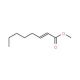Methyl trans-2-octenoate, 90+%, remainder mainly cis-isomer (CAS 7367-81-9) - chemical structure image