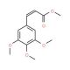 Methyl trans-3,4,5-trimethoxycinnamate (CAS 20329-96-8) - chemical structure image