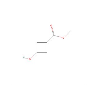 Methyl trans-3-hydroxycyclobutanecarboxylate (CAS 63485-51-8) - chemical structure image