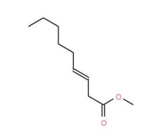 Methyl trans-3-nonenoate (CAS 36781-67-6) - chemical structure image