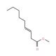 Methyl trans-3-nonenoate (CAS 36781-67-6) - chemical structure image