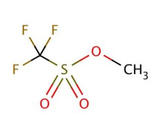 Methyl trifluoromethanesulfonate (CAS 333-27-7) - chemical structure image