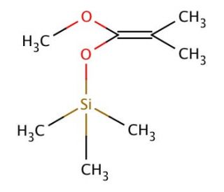 Methyl trimethylsilyl dimethylketene acetal (CAS 31469-15-5) - chemical structure image