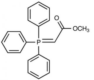 Methyl(triphenylphosphoranylidene)acetate (CAS 2605-67-6) - chemical structure image